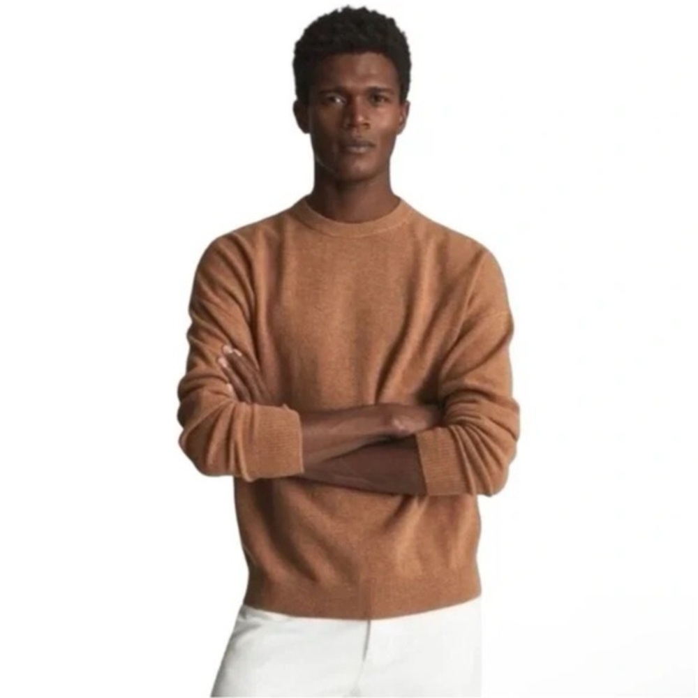 REISS Merino Wool Crewneck Sweater
